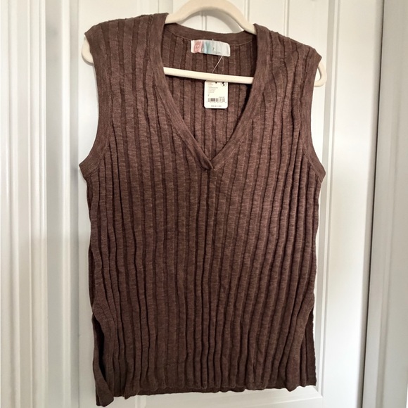 Free People Veda Sweater Co-Ord Set in Brown size Small NWT - Picture 7 of 13